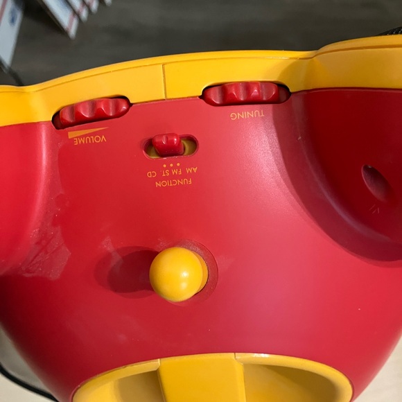 Disney Mickey Mouse Red and Orange CD Boombox - Picture 5 of 11